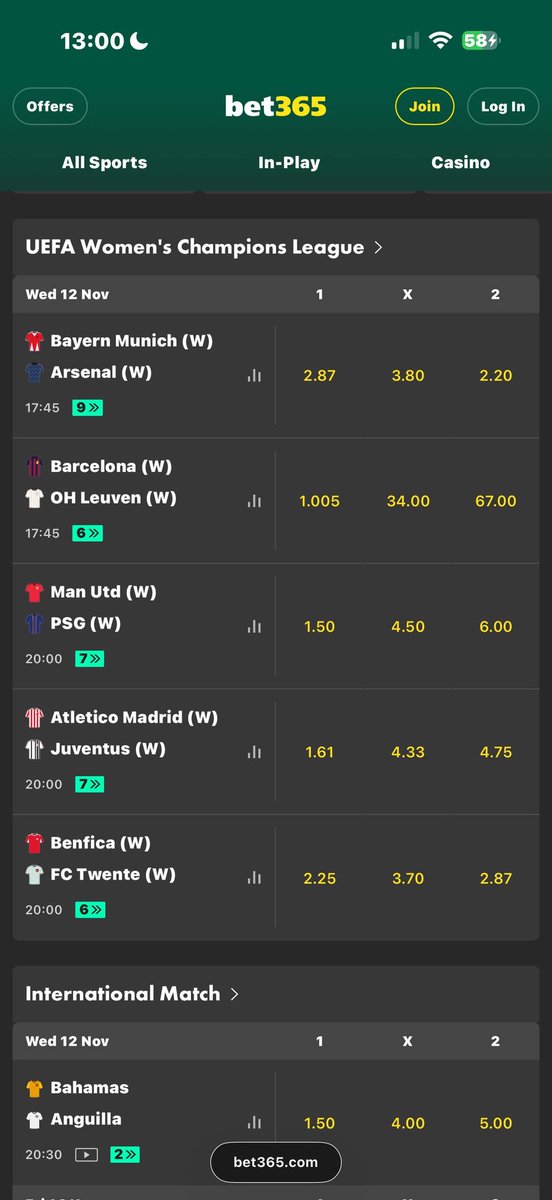 ⚽️ MAX BET

I am EXTREMELY confident

My bot will send to everyone who 𝗟𝗜𝗞𝗘𝗦 ,RT+ 𝗖𝗢𝗠𝗠𝗘𝗡𝗧𝗦
(must be following <a href="/DailyBettingPot/">DailyBetting</a>)