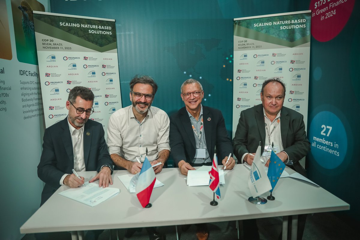 Ardian_Infra's tweet image. PRESS RELEASE | @Ardian announces a €100m commitment to our #NatureBasedSolutions strategy, supported by anchor investors @EIB, @Proparco, and @BritishIntInv 🌍🌿
 
Read more → bit.ly/48aWMmA

#COP30