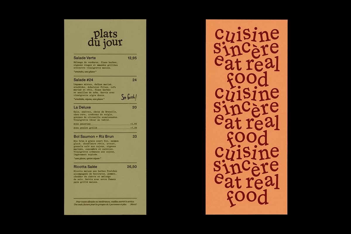 brandarchivexyz's tweet image. Olive + Gourmando by Caserne, 2025
Now on Brand Archive: brandarchive.xyz

#logos #branding #typography #design #print #brandarchive