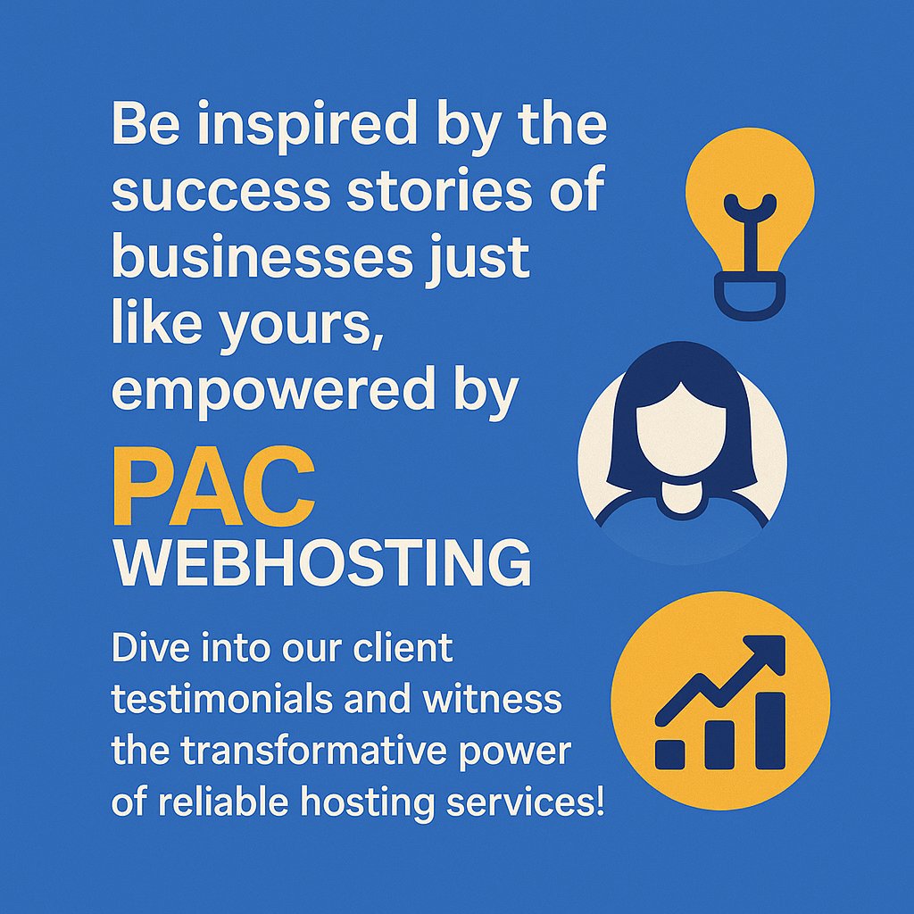 PacWebHosting's tweet image. Be inspired by the success stories of businesses just like yours. Dive into our client reviews and witness the transformative power of reliable hosting services! #success #clienttestimonials #successstory #bestservice #webhosting #hosting #hostingservices #power #testimonial