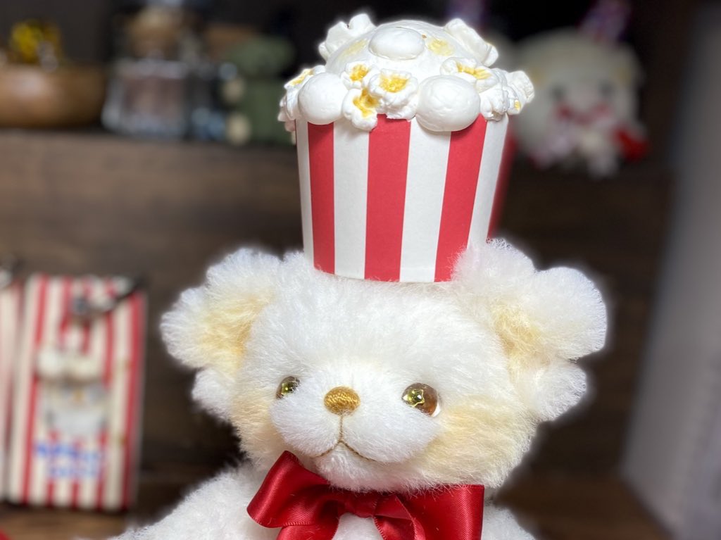 ポップコーンなテディベア🧸🍿 #デザフェス62