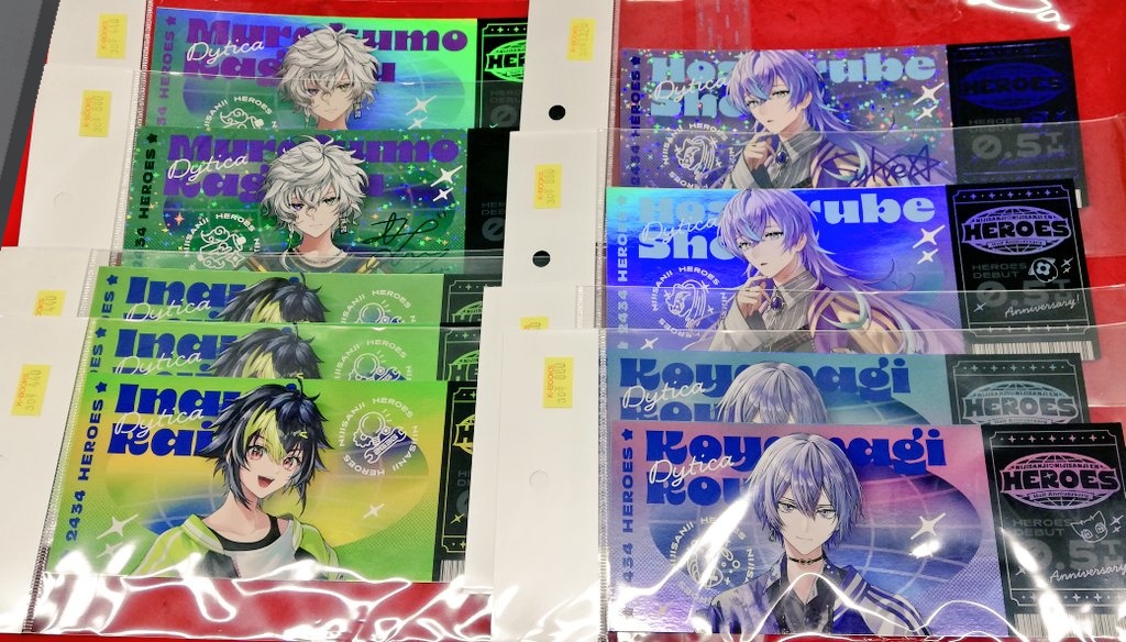 入荷情報】 にじさんじ ◇HEROES Half Anniversary ホログラムチケット