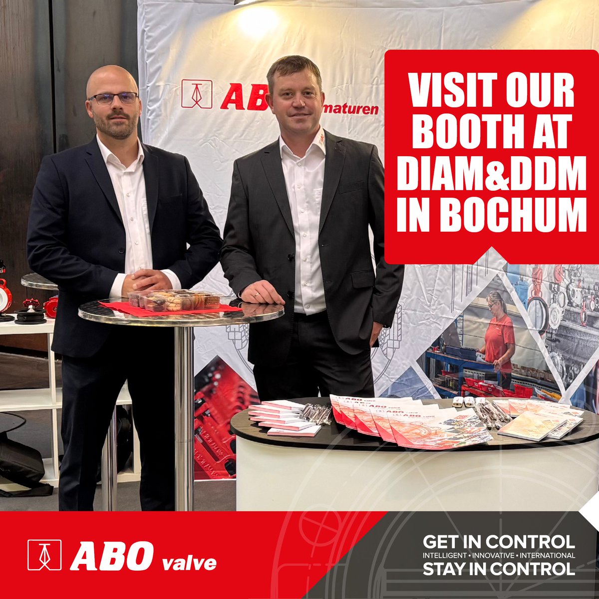 We are excited to announce that we will be exhibiting at DIAM &amp; DDM 2025 in Bochum!
 📍 Venue: Jahrhunderthalle, An der Jahrhunderthalle 1, 44793 Bochum, Germany
 📅 Dates: 12 – 13 November 2025
 📍 Our booth: FF56
Meet our experts David Bogatzki and Jens Richter.
#ABOvalve