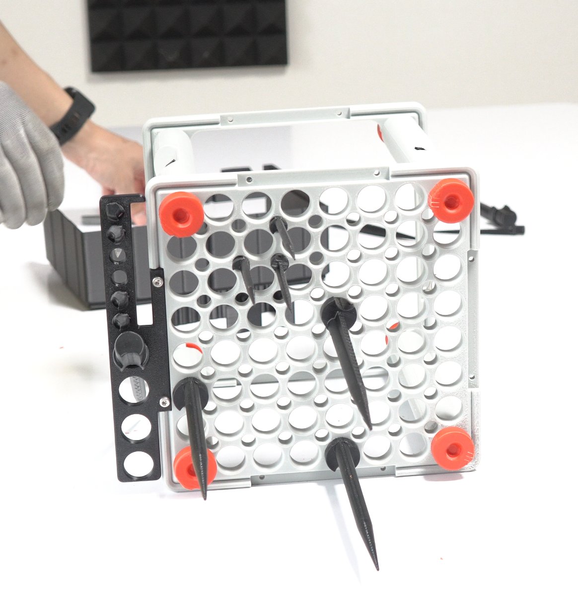 virtual_exists's tweet image. #CAD #3DPrinting 
3D프린팅 도색할 때 쓸 도색전용 유니버셜 스탠드로 구상했었던 프로젝트