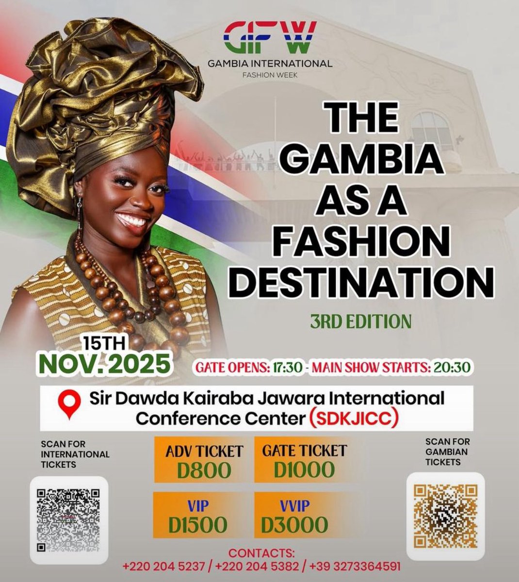 tailoramos's tweet image. Obioma jaeforce I’d be on the Gambia runway . 

Come support. 
❤️❤️❤️❤️