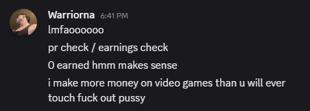 icedfn's tweet photo. this dude sucks ass, and you block me after talking shit lmao. grow some balls pussy https://t.co/8LYl0fDGyz