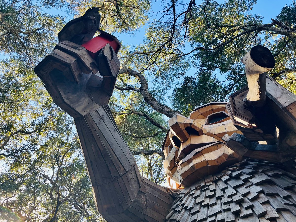 Ibbi builds birdhouses. 
He was just one of the Dambo trolls we rushed to meet at Filoli Gardens last weekend.  
See more of that super cool place here: 
youtu.be/WoUjPcbgFdU