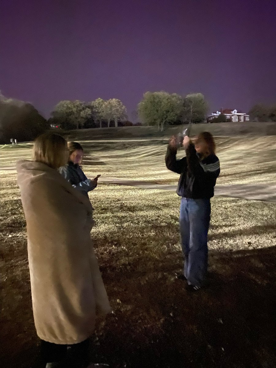 ReeceRobersonn's tweet photo. Orion was shining bright tonight! The app Star Walk was able to show us to full outline of the constellation as we held it up to the sky. I wonder how Orion sounds using #sonification! #starwalk https://t.co/wrmWxzfN0J
