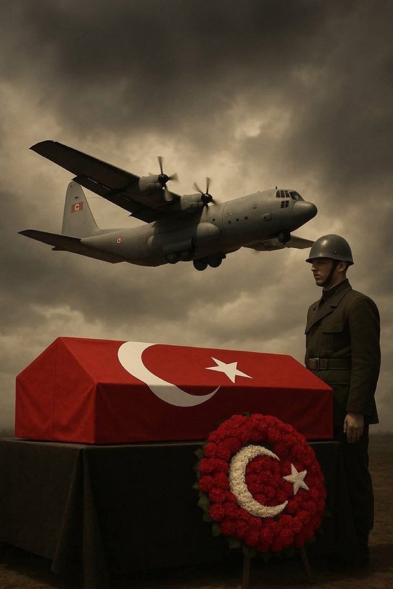 UrunguBozkurt's tweet image. Türk Hava Kuvvetleri’mize ait C-130 askeri kargo uçağımızın düşmesi sonucu askerlerimiz şehit oldu.

Kazada hayatını kaybeden Şehitlerimize Tanrı’dan rahmet diliyorum. Türk milletinin başı sağolsun. 🇹🇷
