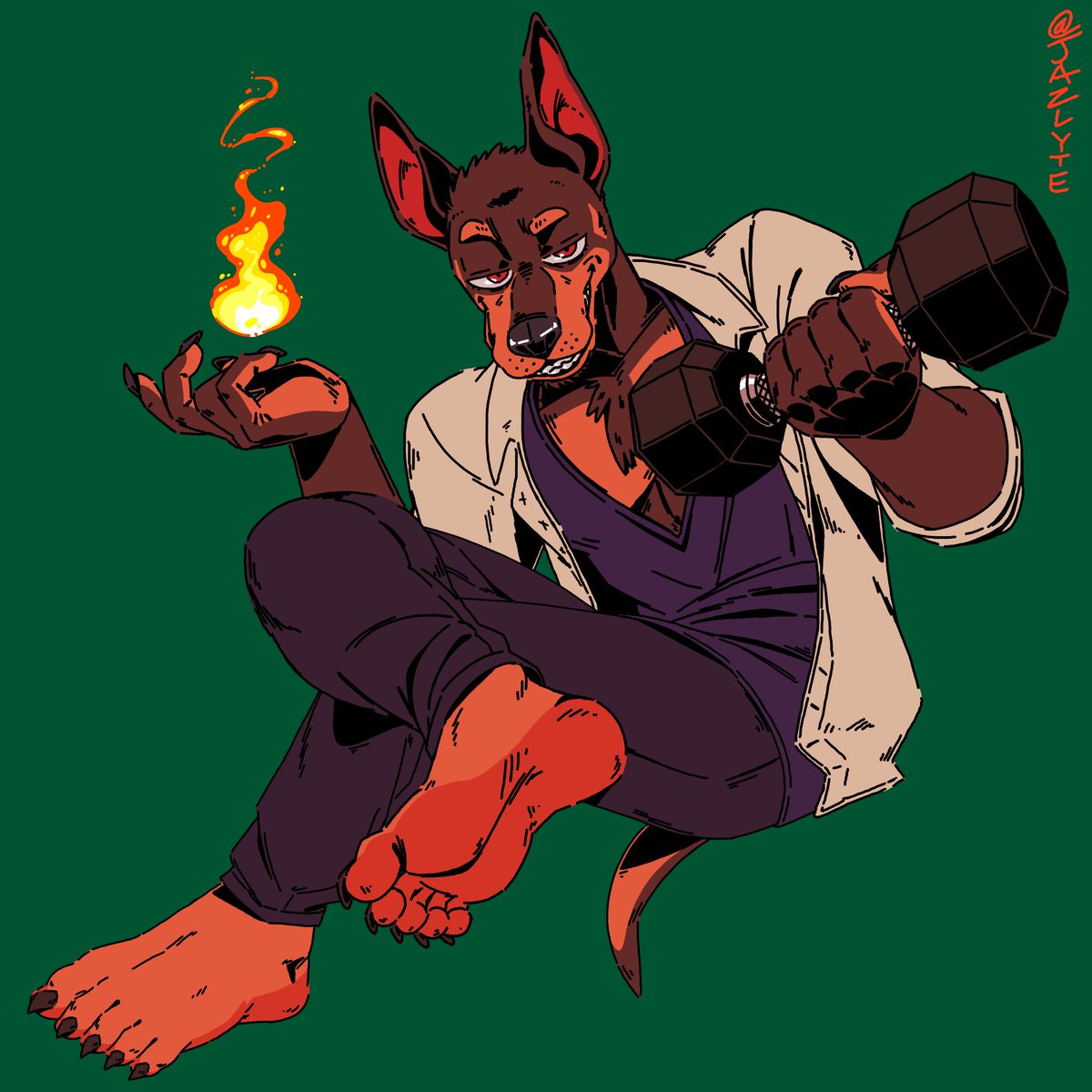 Drew a hotdog with the dawgs out for Drewfy! 🔥