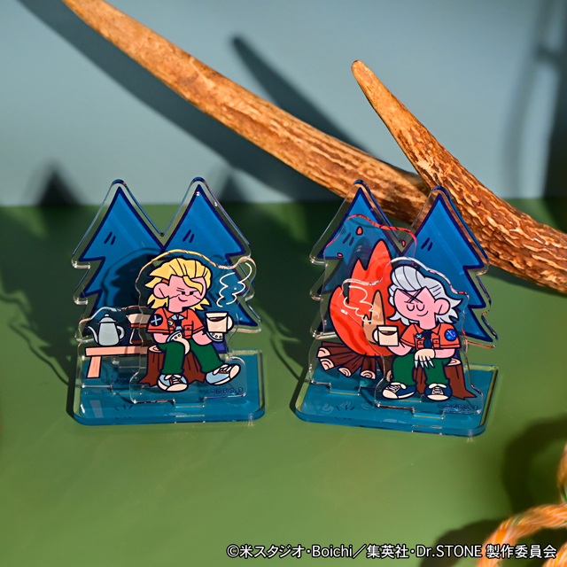 anicyustore's tweet photo. ＼🎒予約受付開始🏕️／

TVアニメ『Dr.STONE』×イラストレーター水沢石鹸さん「ボーイスカウト」テーマのコラボグッズ第2弾が登場🔥

コーヒーを淹れるDr.ゼノたちや探検するジョエルなど、自然の中でのびのびと過ごす姿に注目☕️

👇詳細はコチラから👇
https://t.co/sllHNHnirv #DrSTONE ＃ドクターストーン