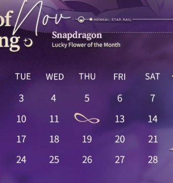 They gave us a calendar to countdown a whole year until the 12th of Nov when Amphoreus will grow and become real because the seeds you have planted are already sprouting