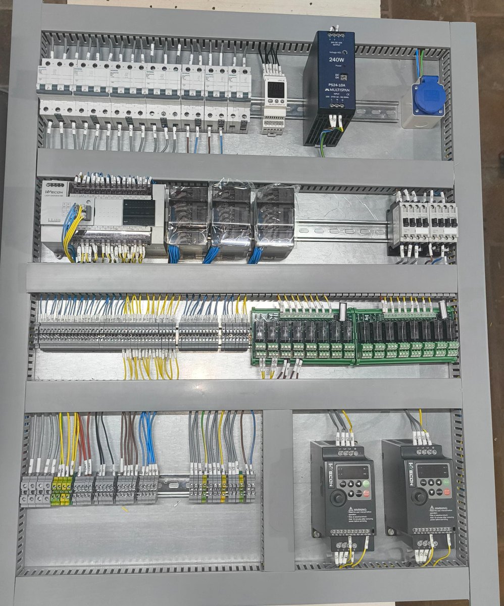 LPC_Automation's tweet image. 🔥Intelligent Control for Precision Combustion!
WECON PLC + IoT HMI + Siemens reliability = Smart automation that connects research &amp;amp; innovation🌍
#IndustrialAutomation #CombustionSystem #SmartControl #WECON #IoTEnabled #ControlPanelDesign #InnovationInAction #LinearPowerControl