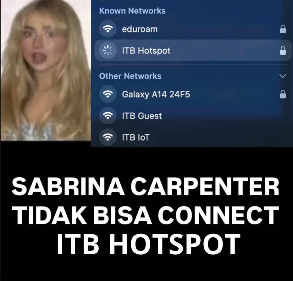 itbfess_x's tweet image. itb!