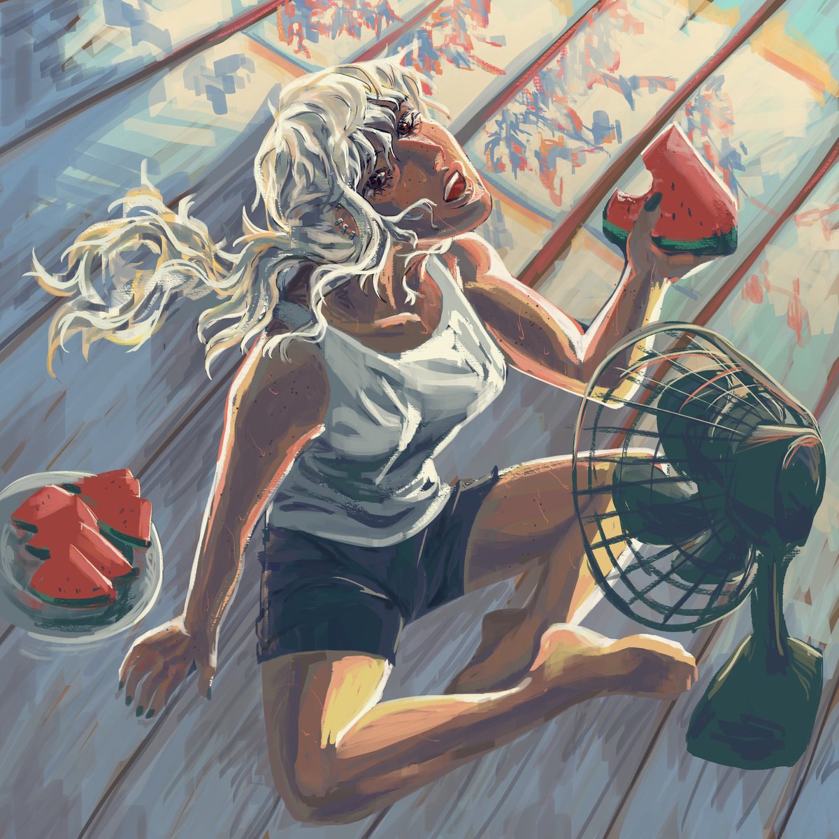 jaasperyams's tweet photo. its hot out here #ocart #artistsontwitter #originalcharacter https://t.co/8bmN0uDyFn