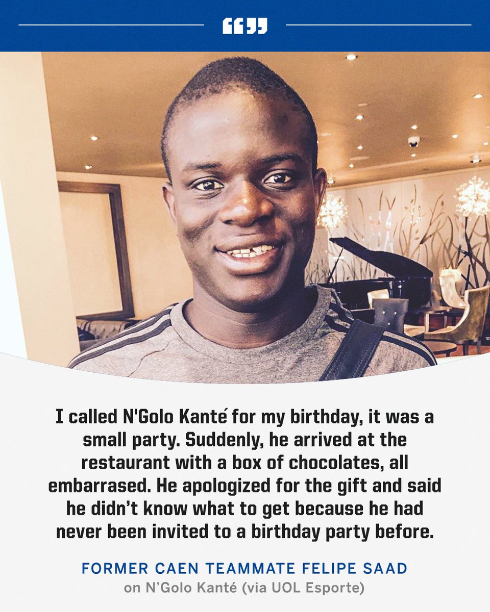 Umahkingston's tweet photo. Nothing concern N'golo Kanté with party https://t.co/6qGRHnixgG