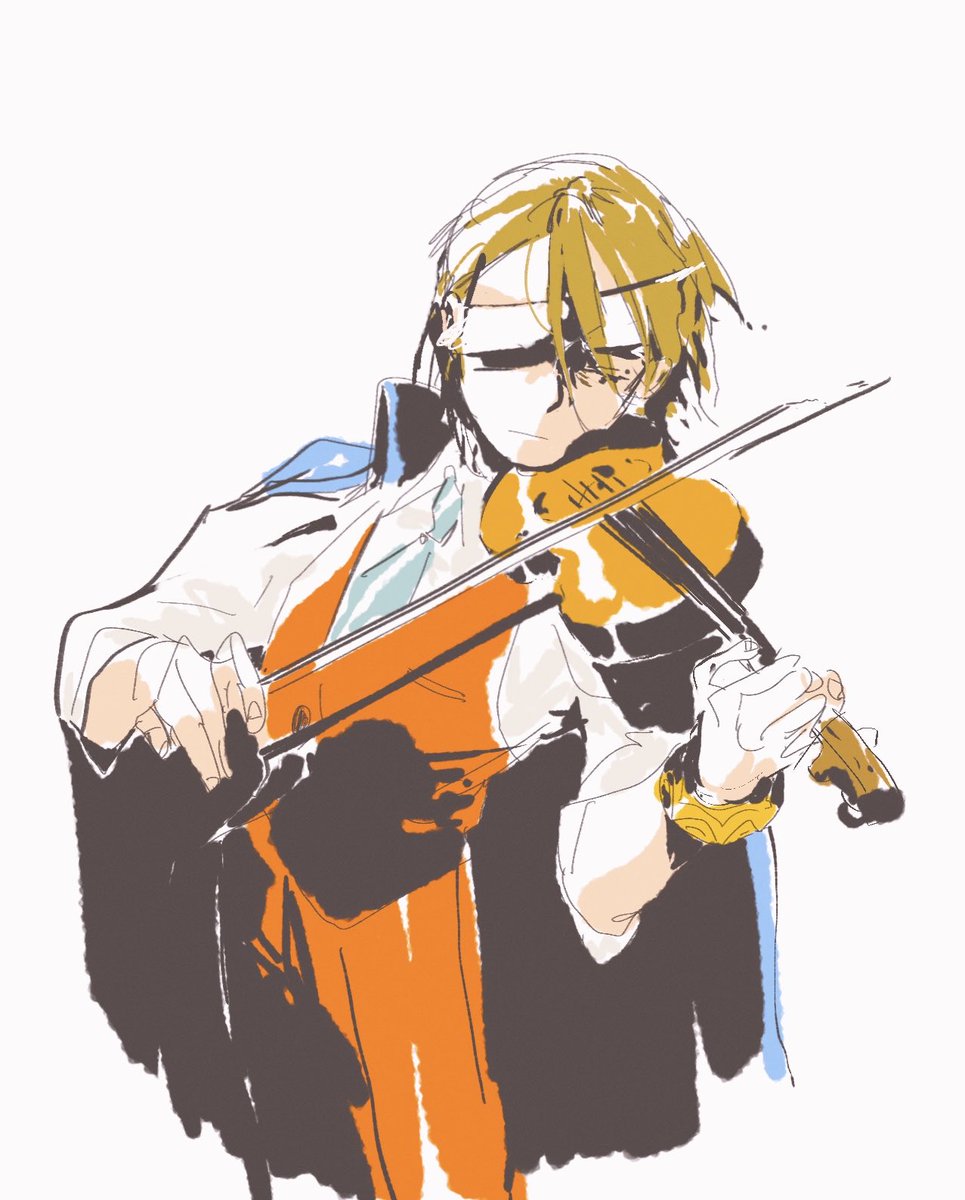 I like to believe he learned violin from a certain someone