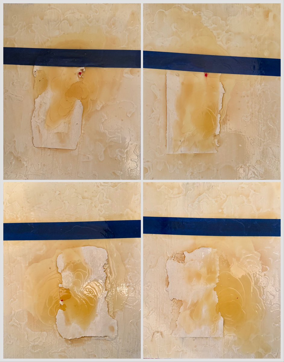 New series. This will be framed as a single piece.  I think a gold frame will be lovely.