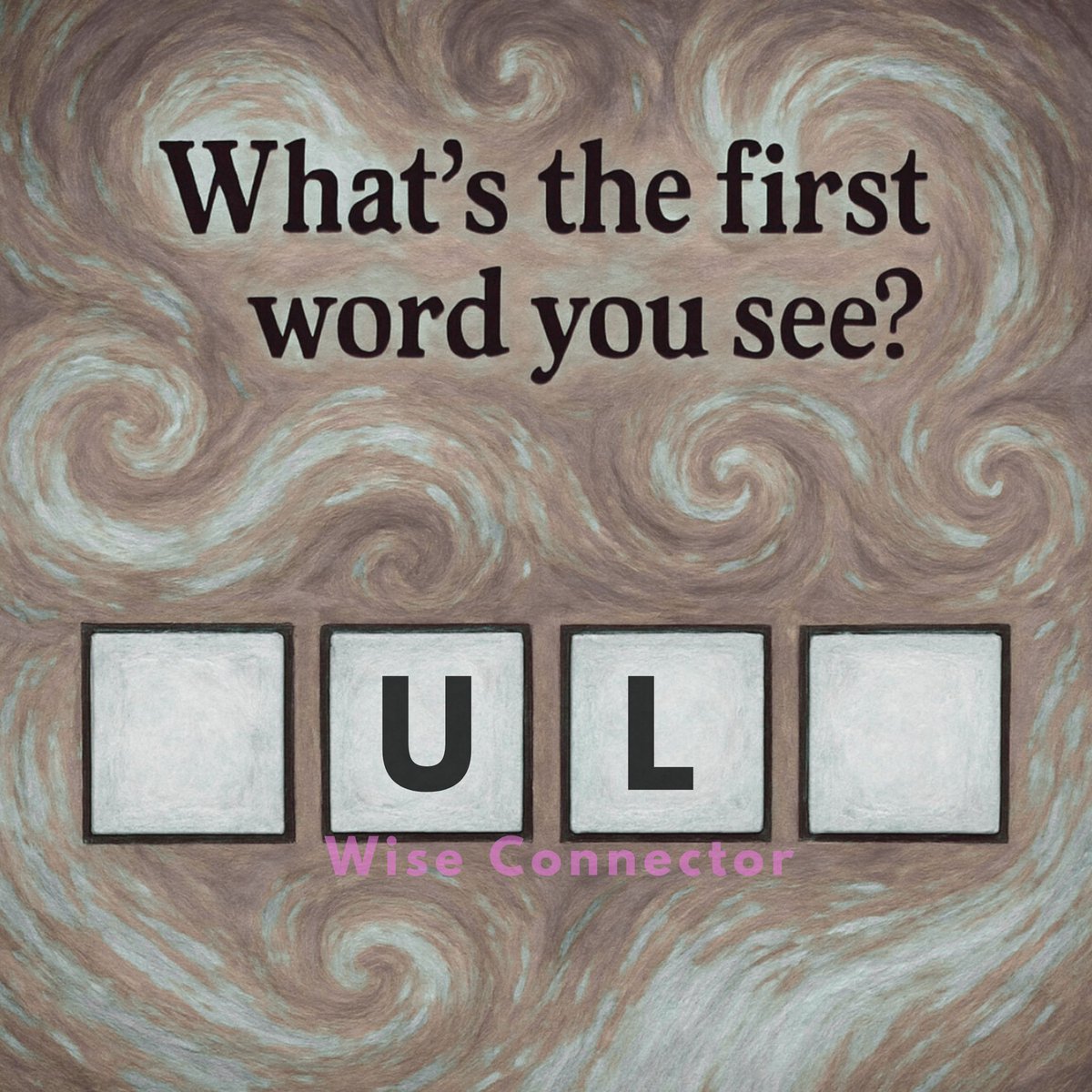 wiseconnector's tweet photo. Which 4 letter word do you think of FIRST https://t.co/iV44eeuNDi