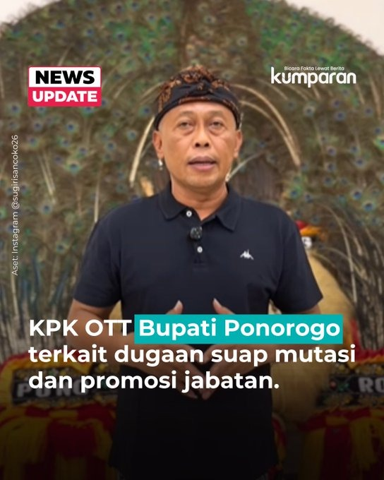 Dan kini bapaknya ditangkap KPK