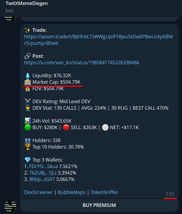 TwitXMemeDiegen's tweet photo. $WOJAK  UPDATE

1894%         

504k MC ----> 10.3m MC          
Look at the time and mc          
My $BOT predicted the rise of this coin          
Link: https://t.co/jDe0uxeLgd

fdry5i5kuadz1ik8gps26qjj9rw9mpufxmeggc2hnsp7

#Crypto #SolanaMemeCoin #Solana https://t.co/QGCJ5JR5rX