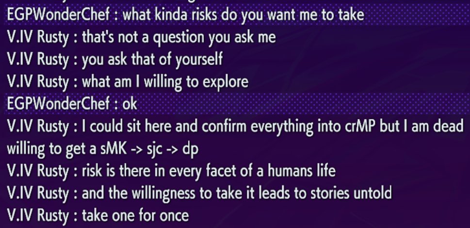 I keep running into this person on SF6 ranked who rants at me every time I beat them that I don't take any risks.

This is cracking me up.