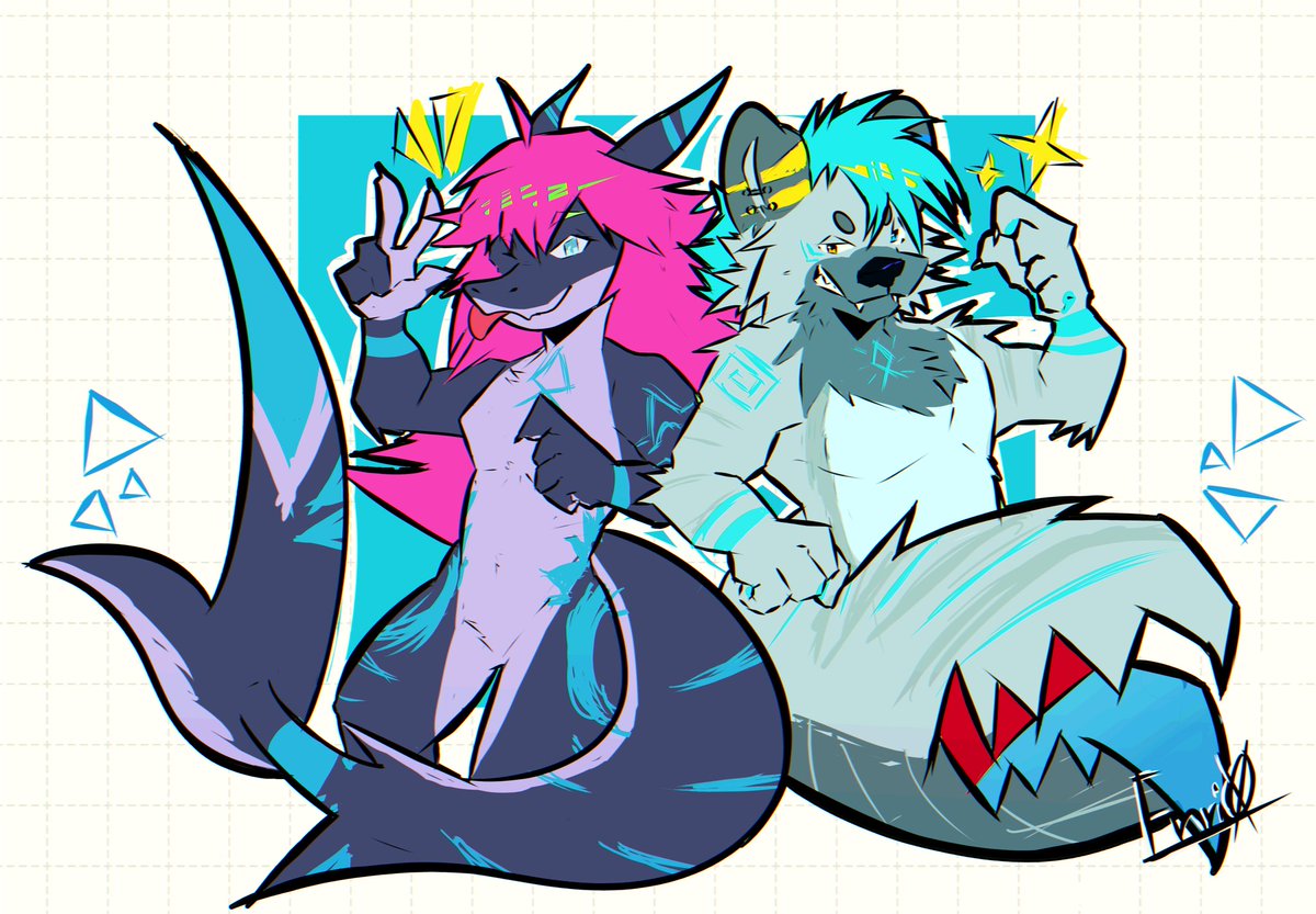 Commission completed :33 #furryart #Furry #art #digitalart #artfurry