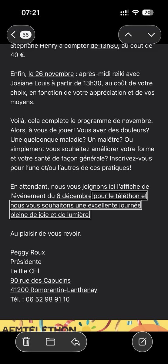L’association Le Troisième Œil, c’est aussi des praticiens bien-être à votre service.
