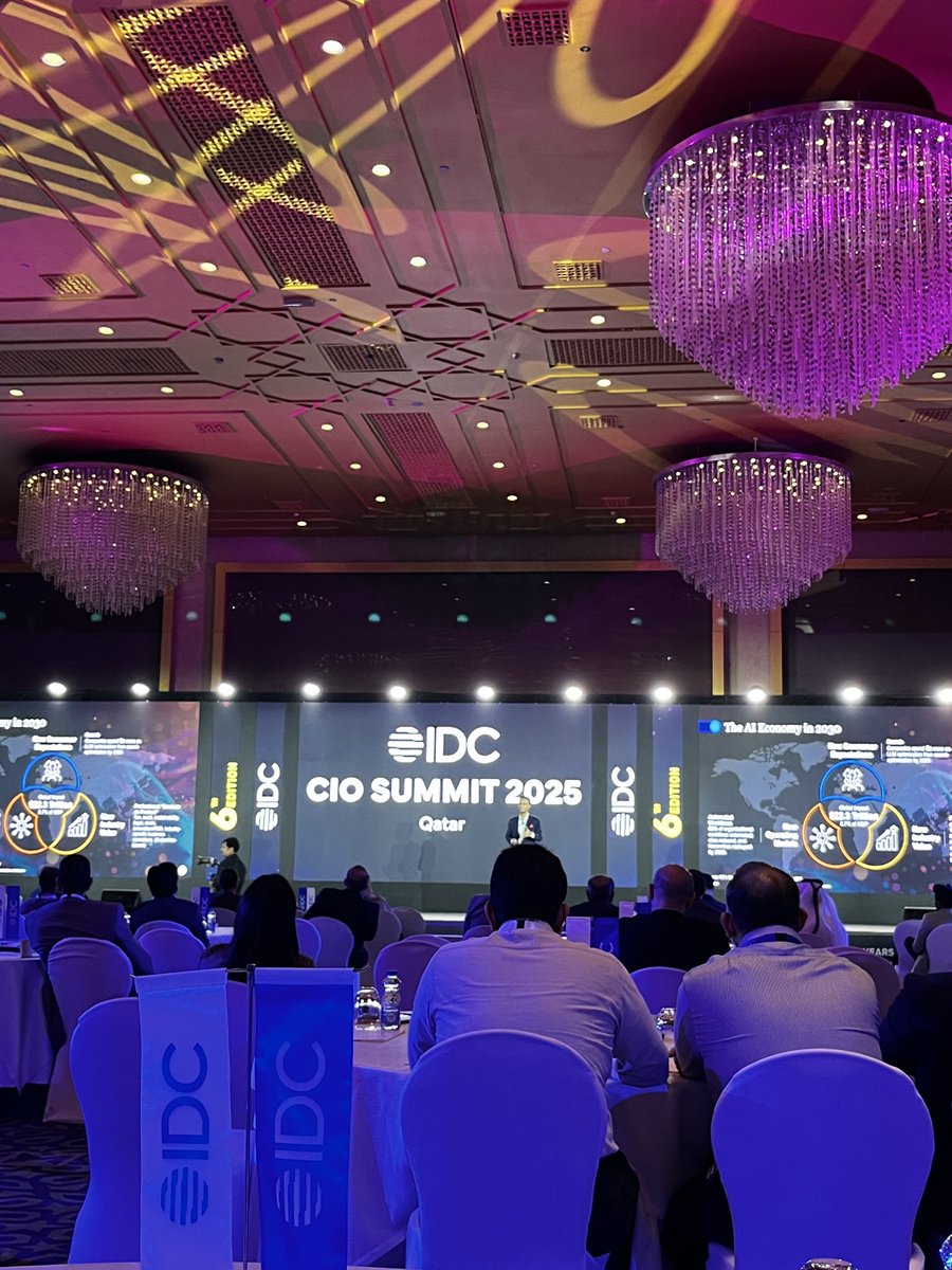 vpsheejith's tweet image. Attending IDC CIO submit Qatar