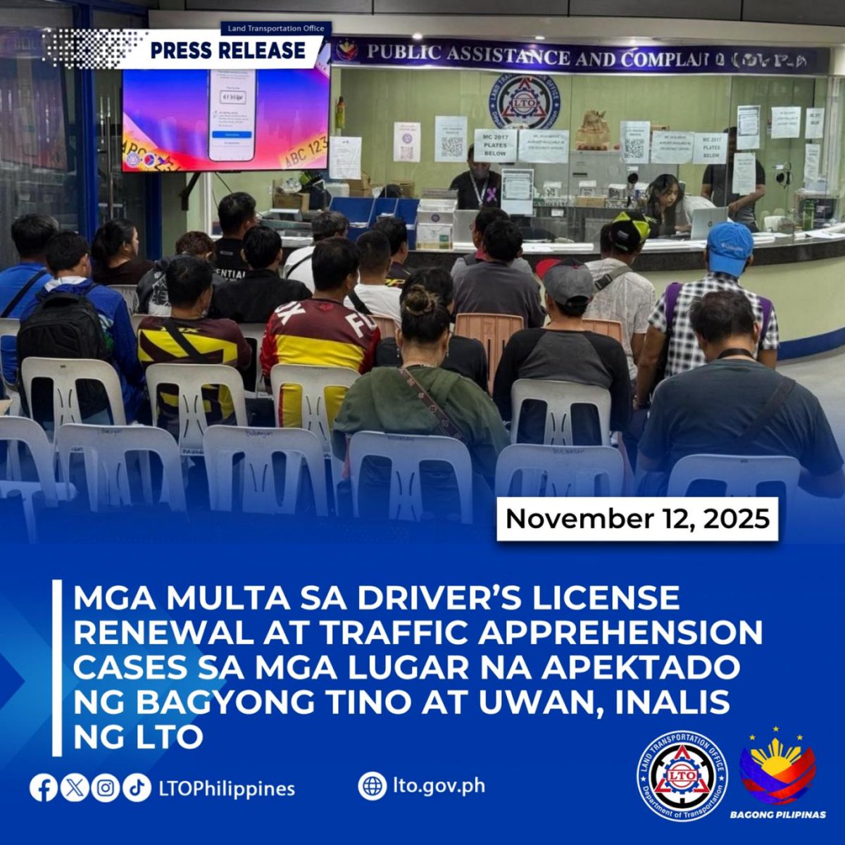 Land Transportation Office tweet media