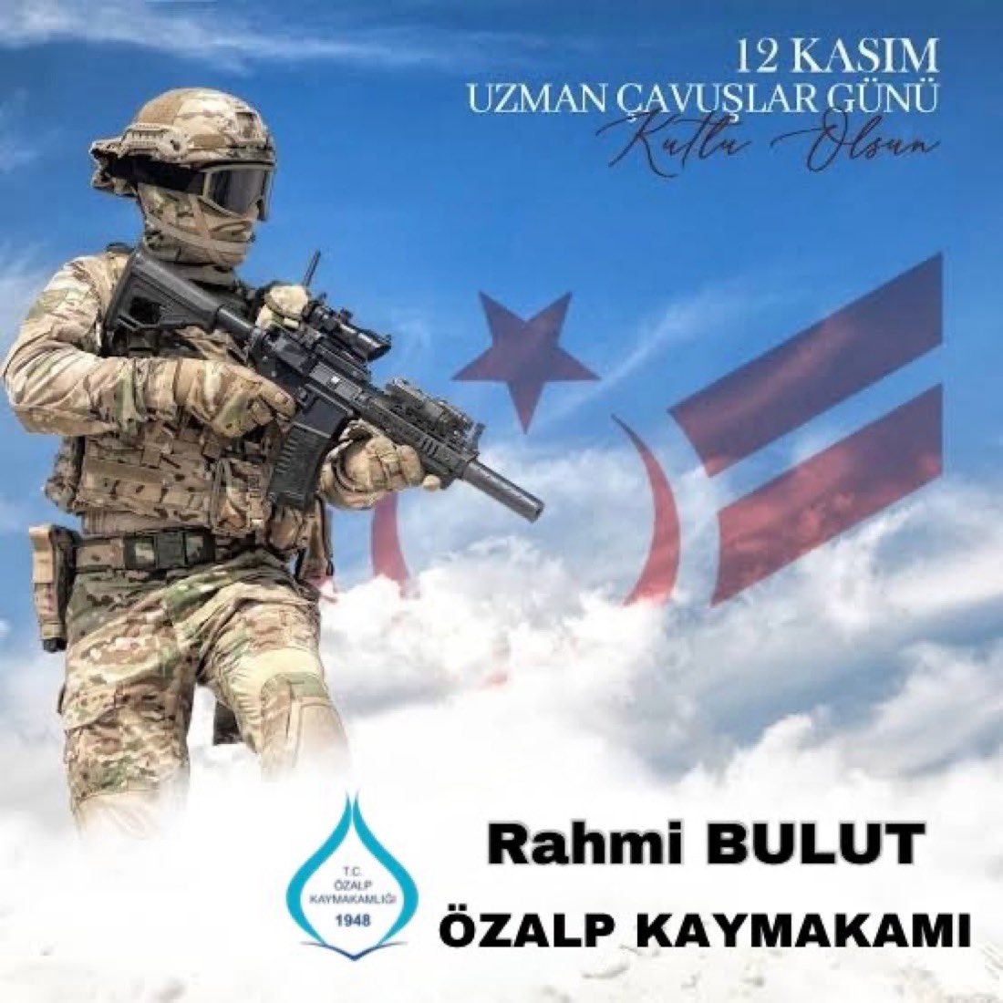 📍Başta Şehit ve Gazi Uzman Çavuşlarımız olmak üzere vatanımızın her karış toprağında canını siper ederek mesai mefhumu gözetmeksizin görev yapan tüm Kahramanlarımızın 12 Kasım Uzman Çavuşlar günü kutlu olsun.🇹🇷 

#12KasımUzmanÇavuşlarGünü