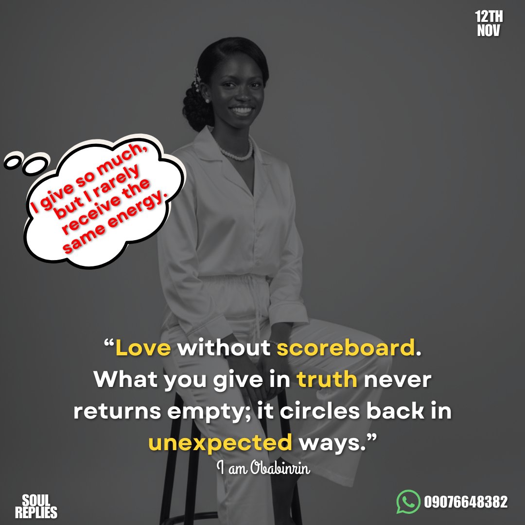 I_am_Obabinrin's tweet photo. What you give always comes back somehow🤍
#fyppppppppppppppppppppppp #Trending #iamobabinrin #global #TikTok #faith #love #hope #spoken #word #light https://t.co/hqjnnxPi8c