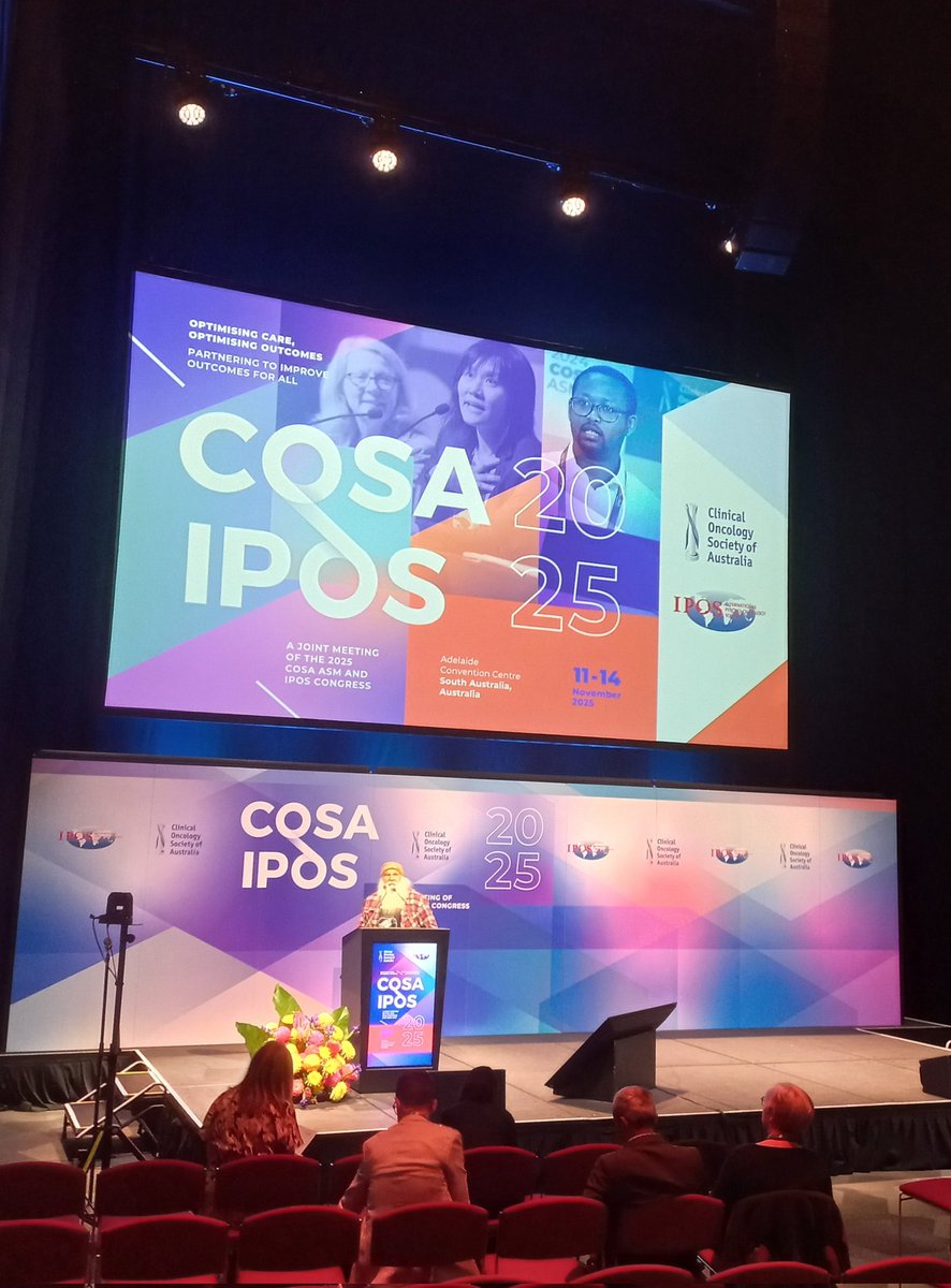 TeresaBrownAPD's tweet photo. Opening of #COSA25 #COSAIPOS2025 in beautiful Adelaide 🙌 
@COSAoncology https://t.co/qrfIHyodLP