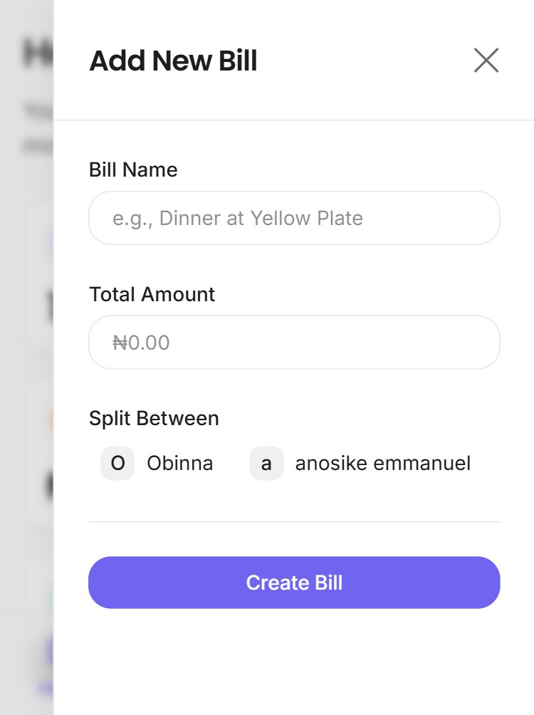 Smartlify01's tweet image. Mobile view of fairshare WIP 🚧
#buildinpublic