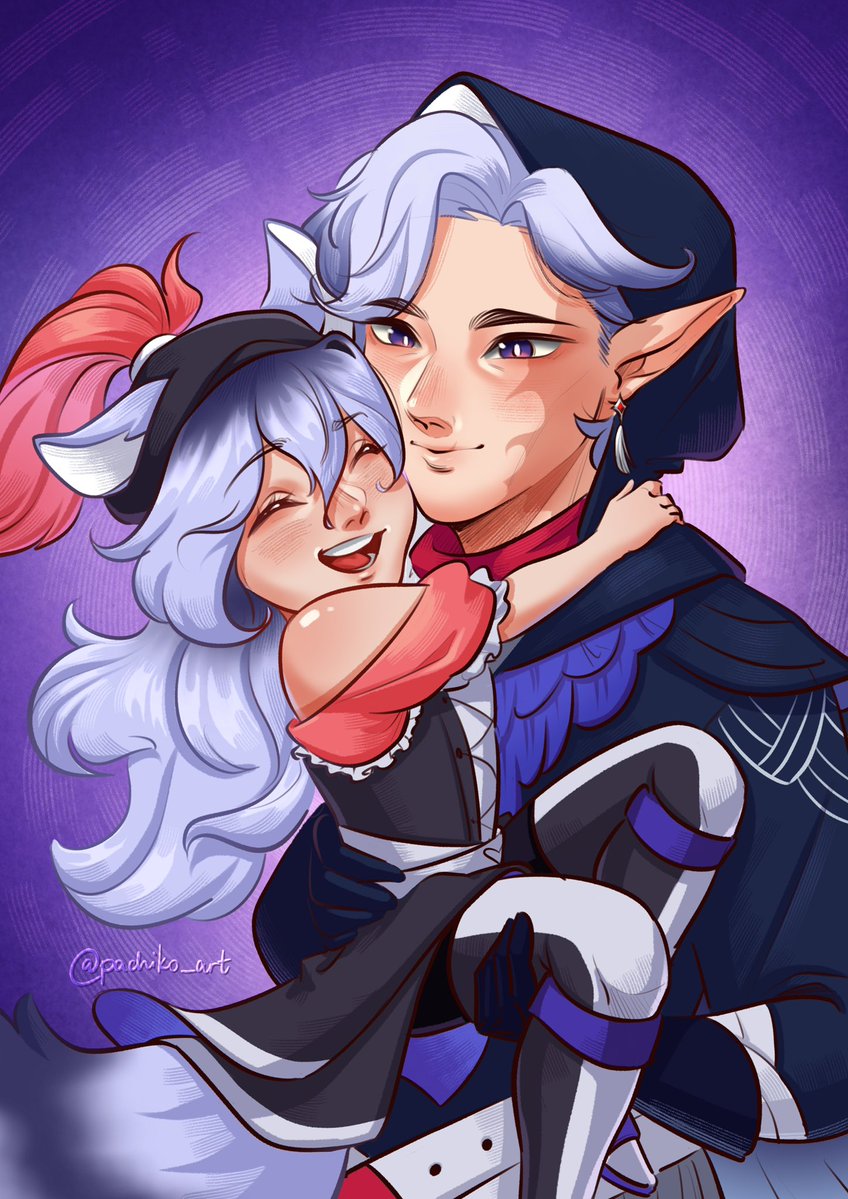 Commission for SakuraMoussy!

I also got to test a new texture brush on procreate
#commissionsopen #VGenComm #vgenartist