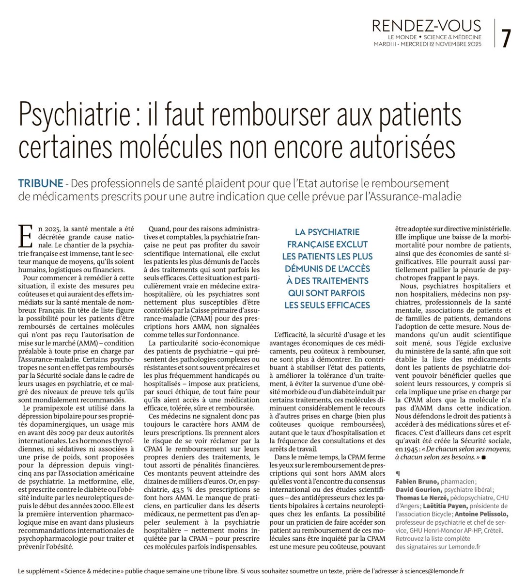 Voici la tribune parue dans Le Monde dont je suis signataire 

Merci de lire et de partager le plus possible !