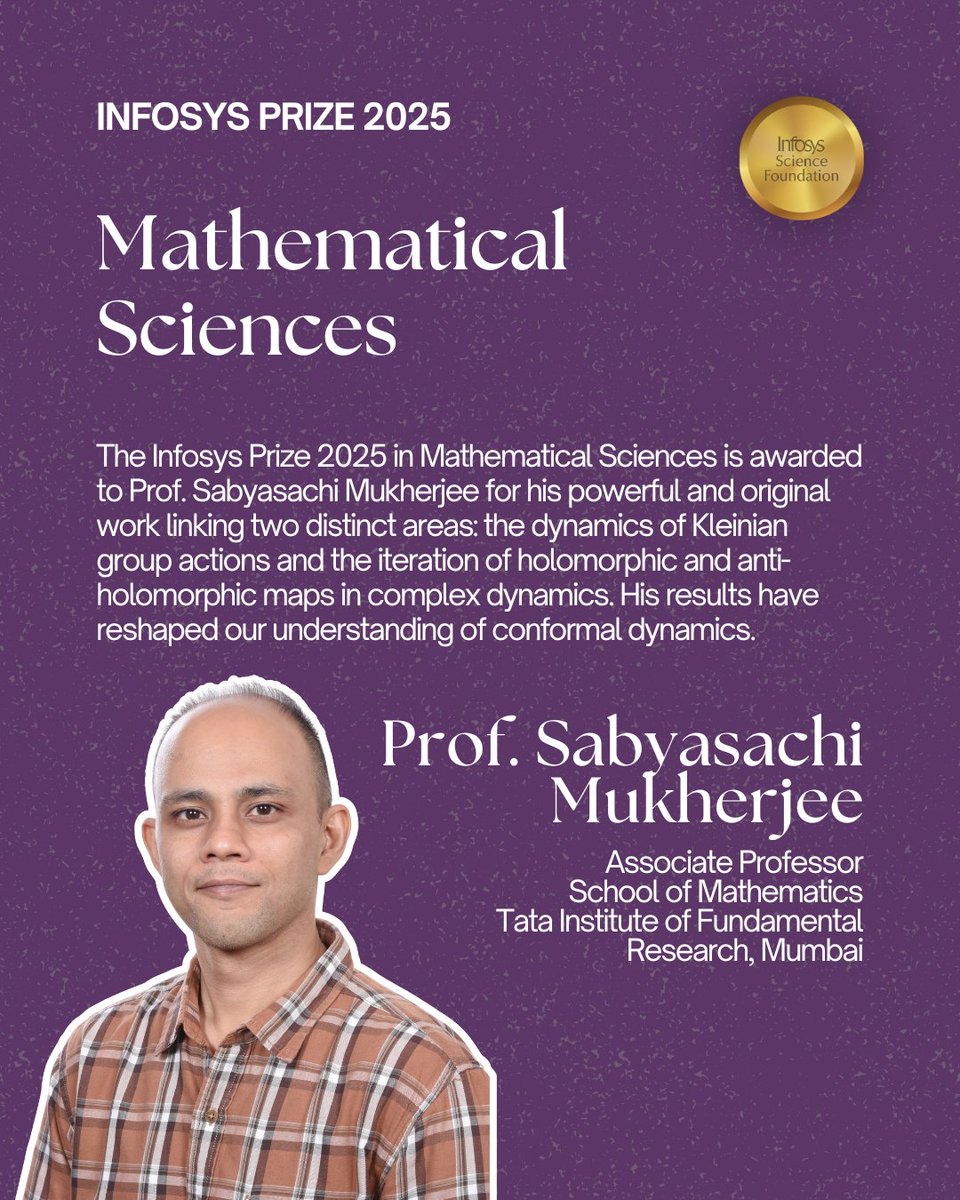 Infosys Prize tweet media