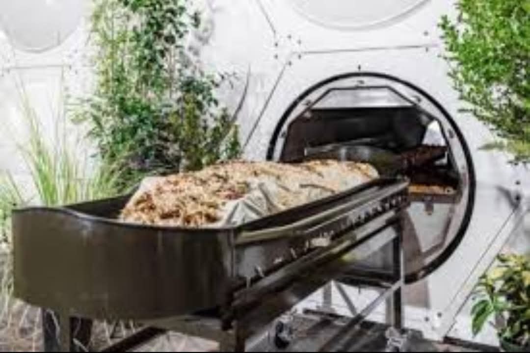 😳 IL PRIMO IMPIANTO FUNEBRE DI COMPOSTAGGIO UMANO AL MONDO: UN NUOVO MODO DI TORNARE ALLA TERRA .

📣 Può sembrare fantascienza, ma è realtà: negli Stati Uniti è stato creato il primo impianto funebre di compostaggio umano al mondo, un sistema che trasforma i corpi dei defunti