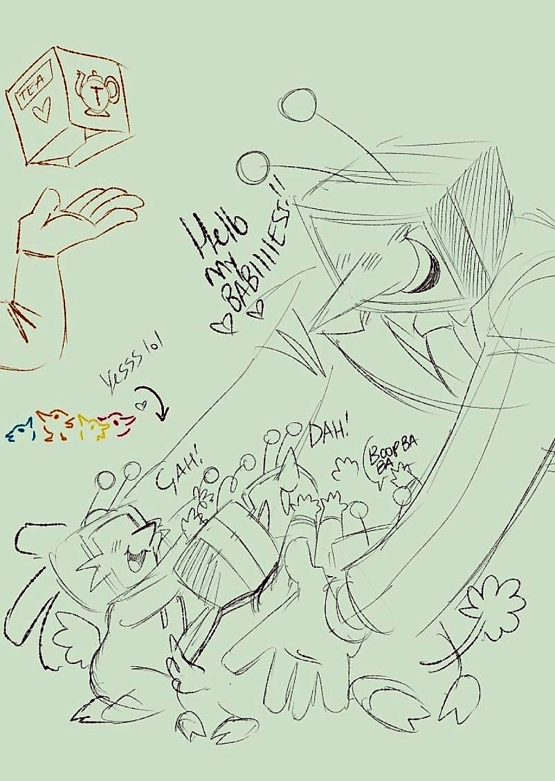 The TV babies all babble like Tennas text speech, but baby voicebox version! 🥹 