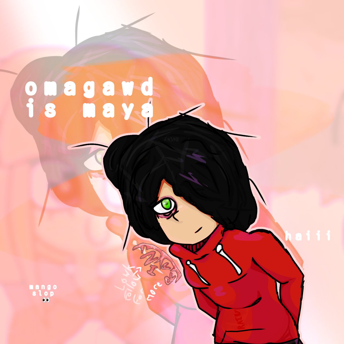 raiineeyy's tweet image. &quot;Oh, hoi Coco, wat wil je?&quot;

Maya ongezellig is tuffy mangos 👀

#ongezellig #art #rainybanger #zelligbanger

(It might be pretty obvious that the art is mine!)