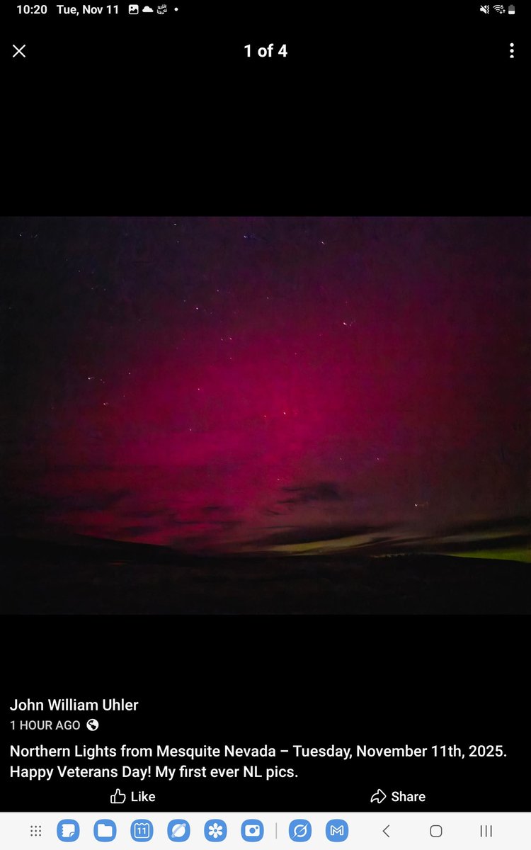 XEYE_official's tweet photo. 🌌 LOST LORE: AURORA EDITION 11/11/2025 — Aurora over Mesquite, Nevada🌌   

Follow.  
The aurora is watching.  
#LostLore #NorseCold #Alfseiðr #RingirRises https://t.co/3ofiHmTZIN