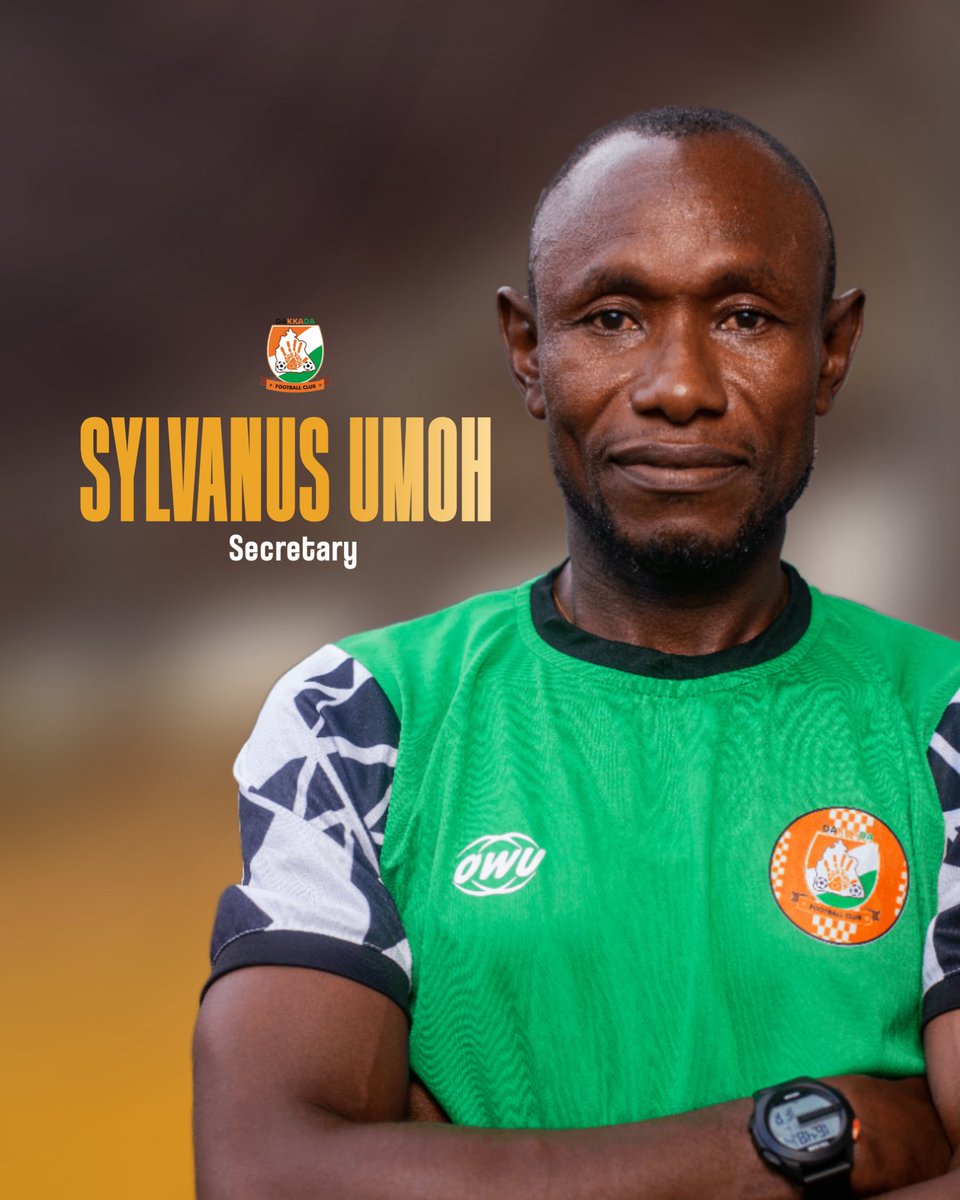 DakkadaIntlFC's tweet photo. We have a new management staff on board 🙌

Let’s welcome Sylvanus Umoh - our new Secretary ✍️ 

#WelcomeToDakkada
#NewEra #NNL26 https://t.co/QRjLl1fvlS