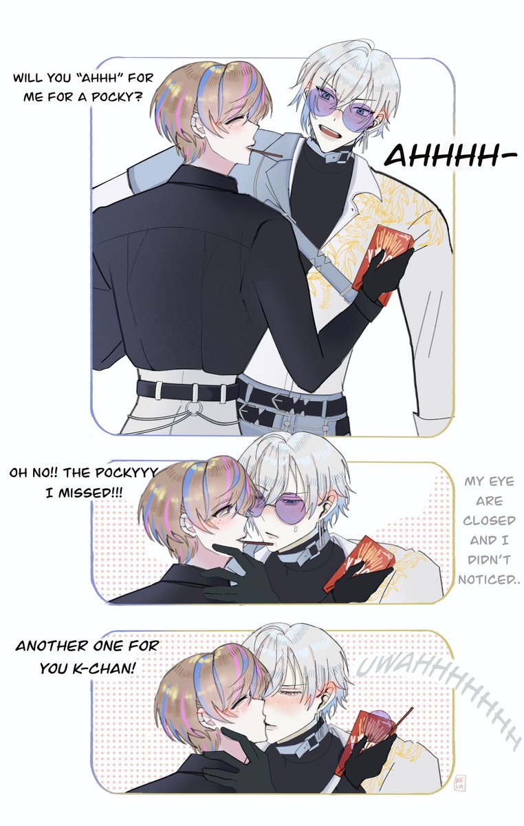 neva_twt's tweet image. “One pocky closer” 💎🎫

#kaeble #diamondticket