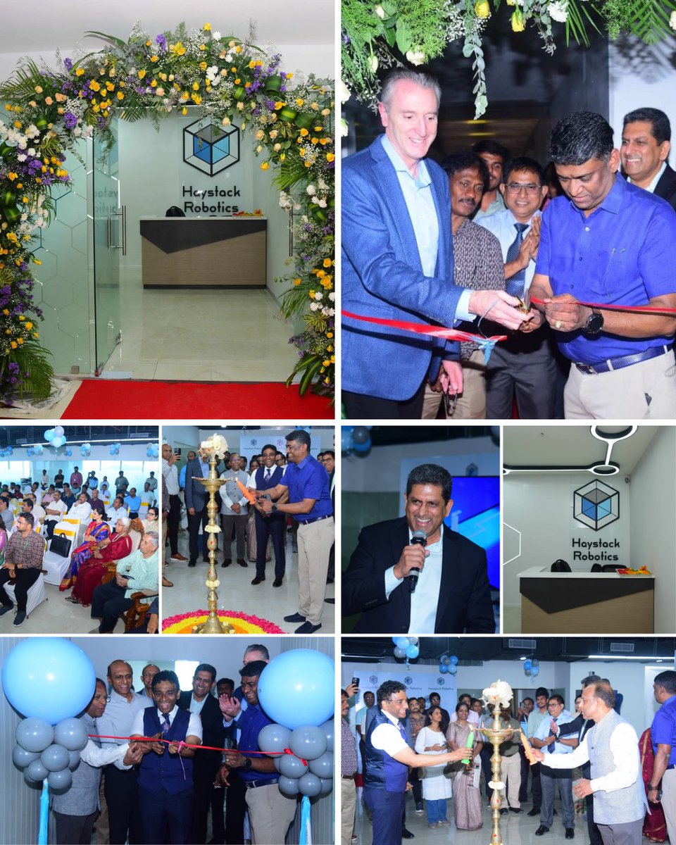 Haystack_India's tweet image. We’re excited to launch #HaystackRobotics India — your go-to space for innovation, tech &amp;amp; the future of #robotics! 🤖
Proud to celebrate our #GrandOpening in #Chennai with inspiring leaders from #healthcare &amp;amp; tech. 
👉 Follow our channel for the latest updates &amp;amp; #innovations