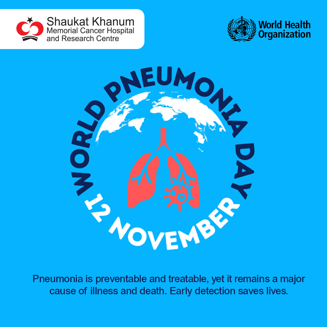 SKMCH's tweet image. November 12 is #WorldPneumoniaDay.

With climate change and air pollution worsening respiratory risks, it’s crucial to safeguard our communities through preventive care, vaccination, and clean air initiatives.

#EveryBreathCounts #SKMCH #WHO
