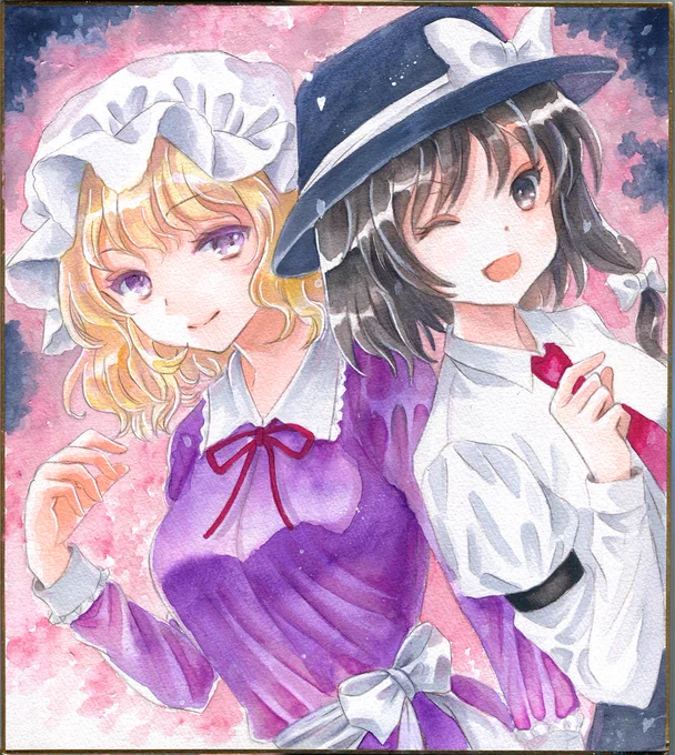 お気に入りの秘封絵でお祝い #11月12日はいい秘封の日