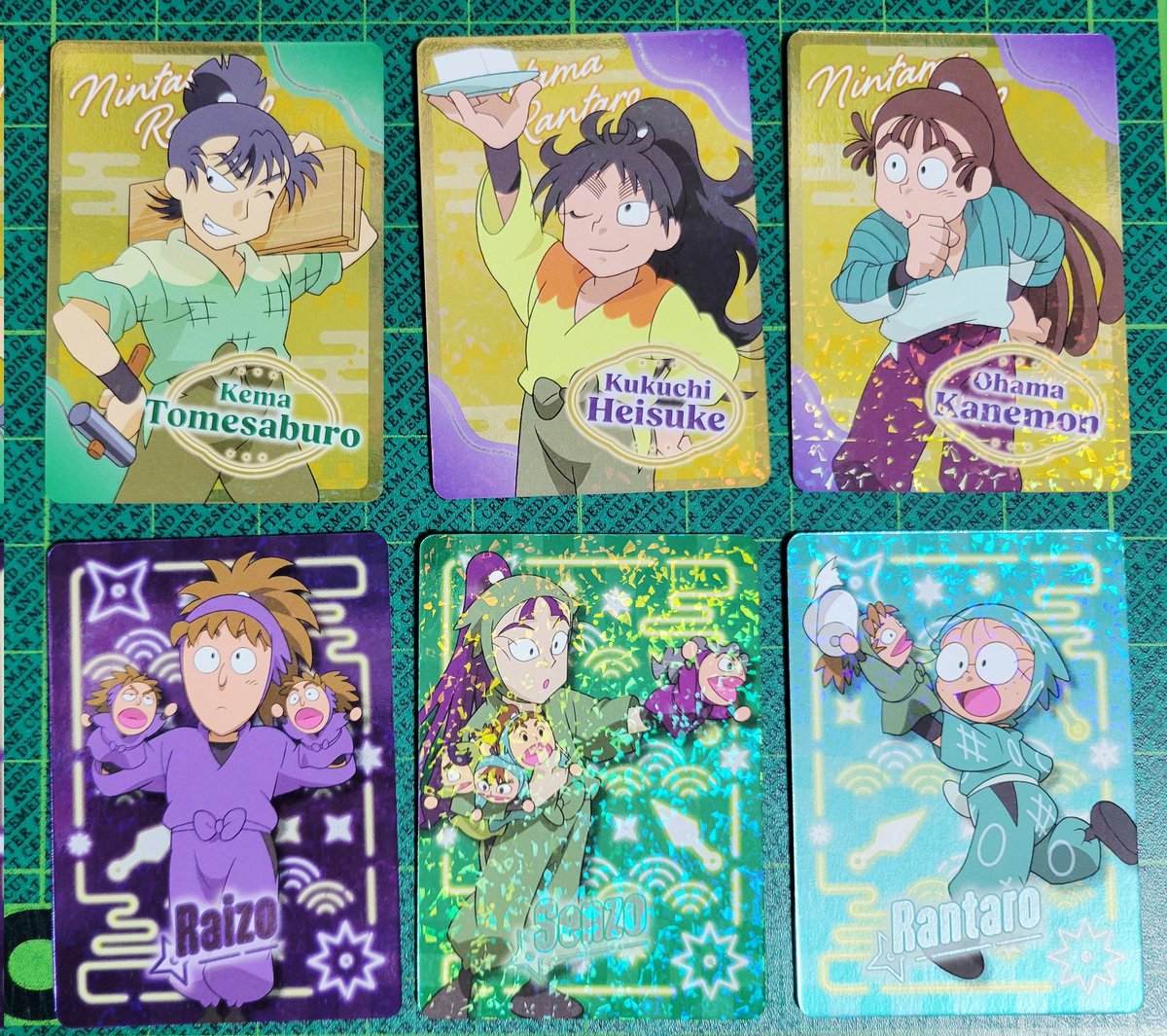 ネオン3箱の開封結果。開封して初めて1パック2枚と知ったので追加するかも…画像1~3枚目はノーマル、4枚目はレアのホロ有。相変わらずフォロワーさんの推しを引くのが得意です(??)