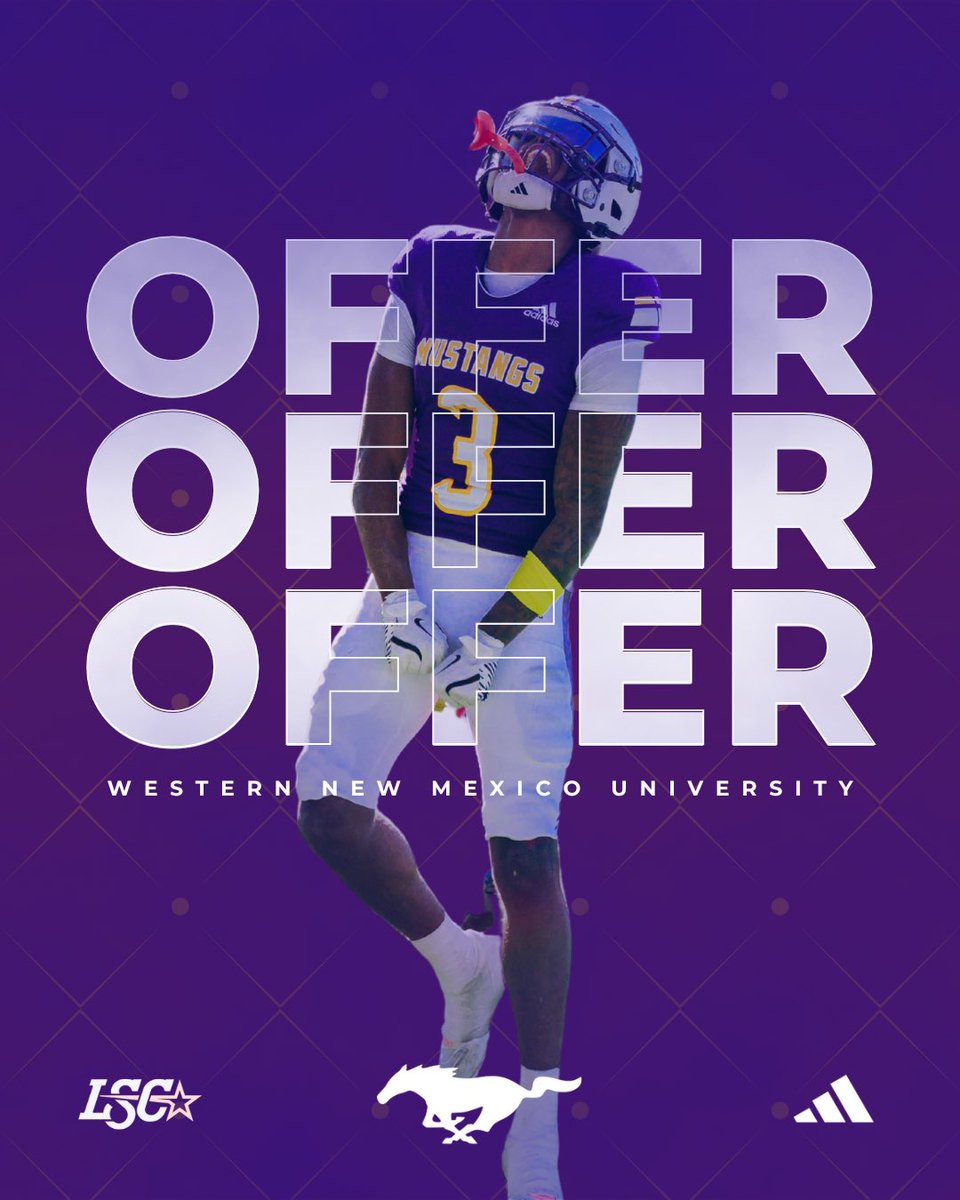 After a great talk with <a href="/Coachfb40Cole/">Coach Cole</a> I'm blessed to have received my second D2 offer from Western New Mexico University!
<a href="/Coach_Clift/">Chris Clift</a> <a href="/WNMUFootball/">WNMU Mustang Football</a>
<a href="/CoachVMAKASI/">Verlain Betofe</a> 
<a href="/CoachTJMcKay/">T.J. McKay</a> <a href="/coachAjones19/">Aaron Jones</a>
<a href="/CoachQL/">Quentin London</a> <a href="/olavegetsactive/">Isiah “Zeek” Olavé</a>
<a href="/MarcJQ11/">Marc Q</a> <a href="/Asantehartzog/">QB COACH TAE</a> <a href="/MountMiguelFB/">Mount Miguel Football</a>