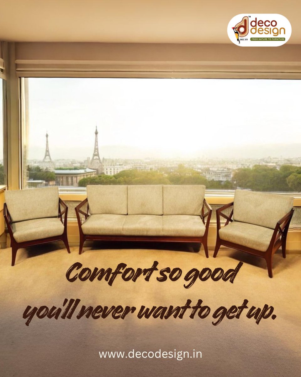 showroomde2511's tweet image. 🛋️✨ Comfort so good you’ll never want to get up! 💫
Soft cushions, sleek design, and cozy vibes — made to turn your home into the ultimate comfort zone. 😌🏡
Because every space deserves a touch of warmth and style. 💖🌿
#decodesign #furniture #furnituremanufacturer