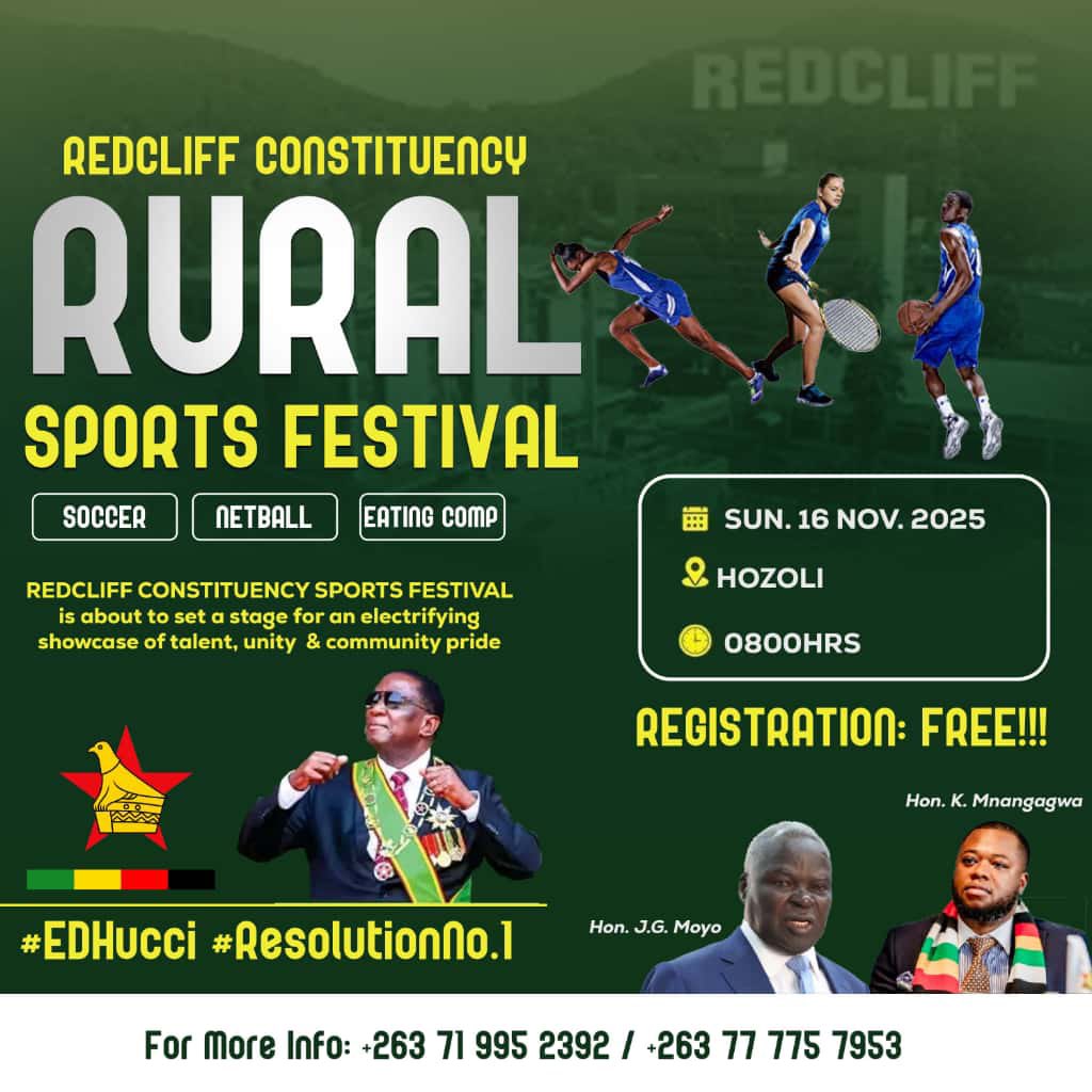 REDCLIFF CONSTITUENCY RURAL SPORTS FESTIVAL‼️

The heart of a community beats strongest on the field. This is more than a game; it's a celebration of our shared spirit, our talent, and the unbreakable pride we hold for Redcliff. Let's come together to create unforgettable moments